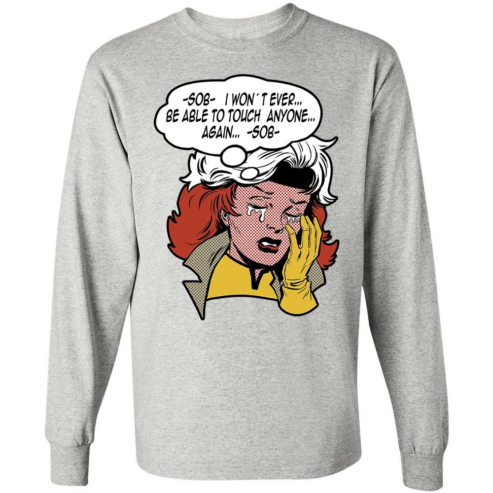 Long Sleeve T-Shirt - YAEPBPLW - Ash - 7