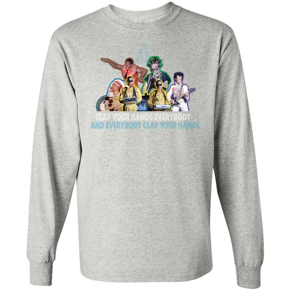 Long Sleeve T-Shirt - GZVCZ2K9 - Ash - 7