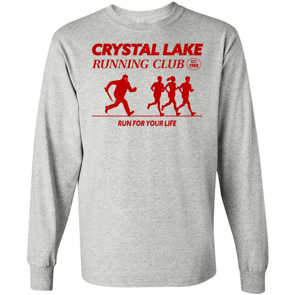 Long Sleeve T-Shirt - 3PMNVK9D - Ash - 7