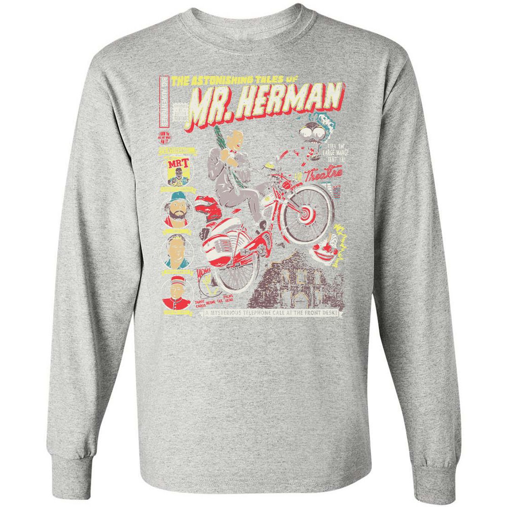 Long Sleeve T-Shirt - C2H5Q1TV - Ash - 7