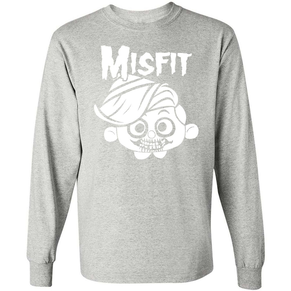 Long Sleeve T-Shirt - CKY2H4NH - Ash - 7