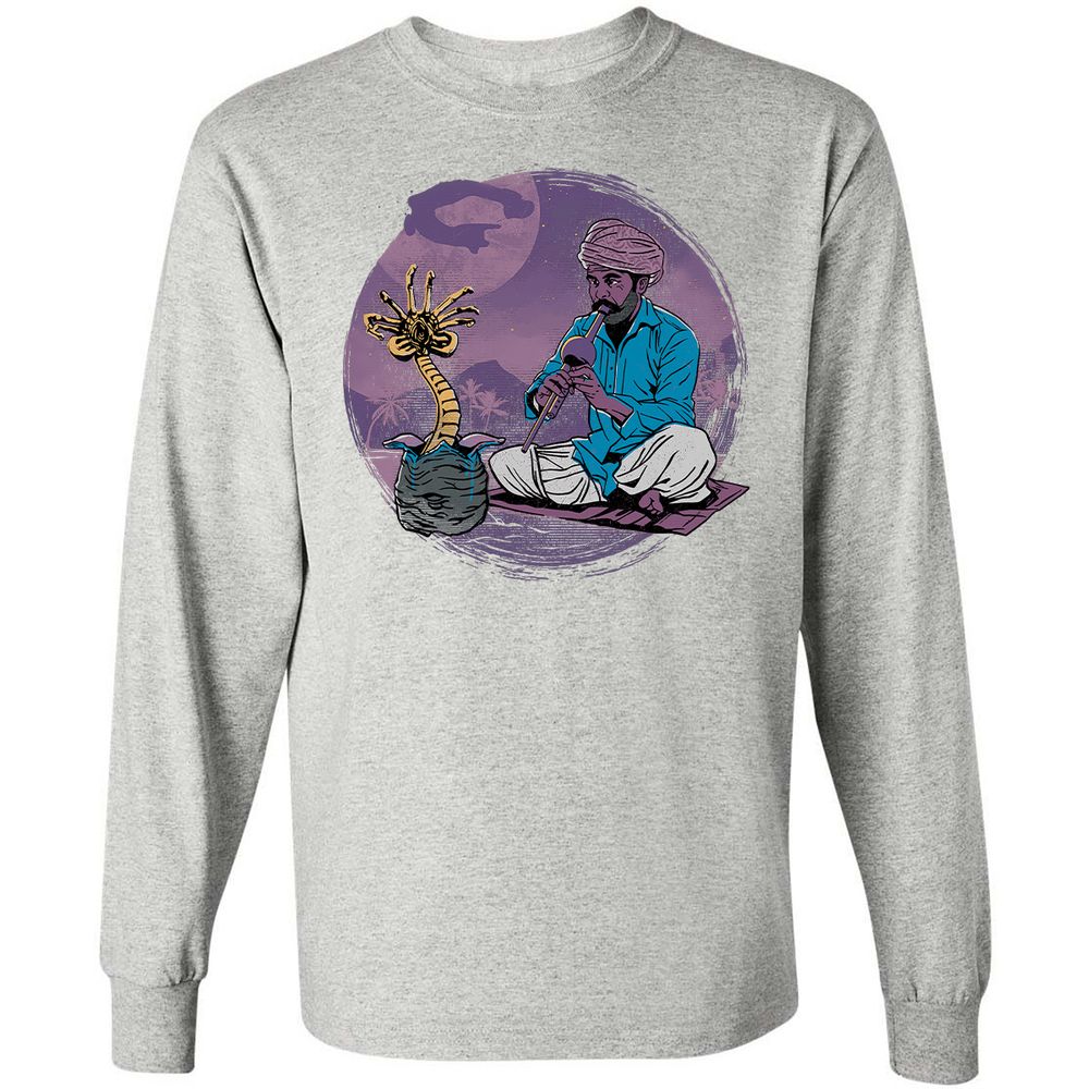 Long Sleeve T-Shirt - QK3DJ7U1 - Ash - 7