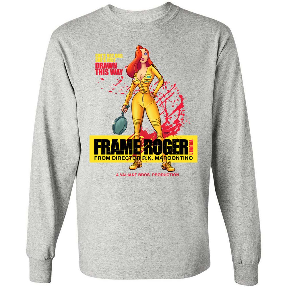 Long Sleeve T-Shirt - RKTTE5CY - Ash - 7