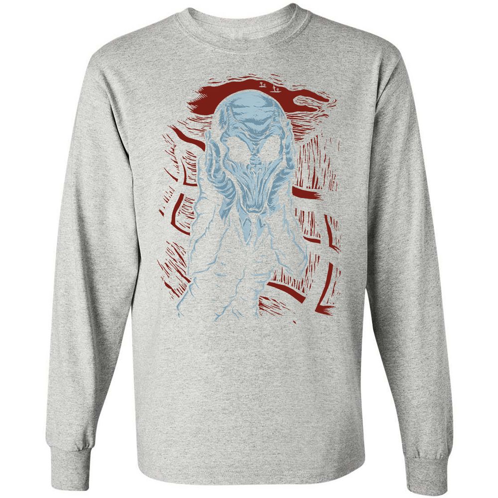 Long Sleeve T-Shirt - 5DBD1R26 - Ash - 7