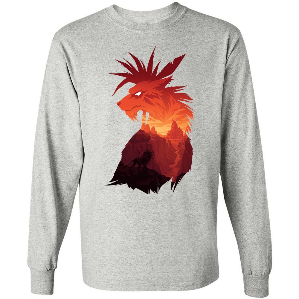 Long Sleeve T-Shirt - 8BLT1LVK - Ash - 7
