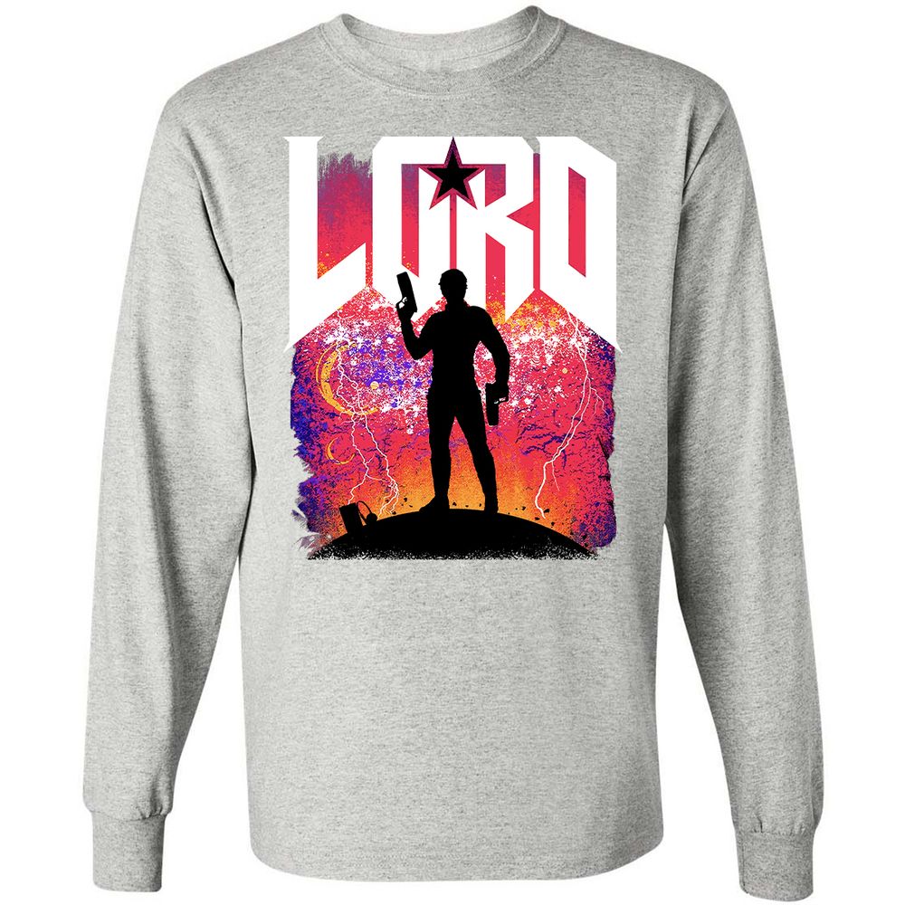 Long Sleeve T-Shirt - 5ZDCKW6V - Ash - 7