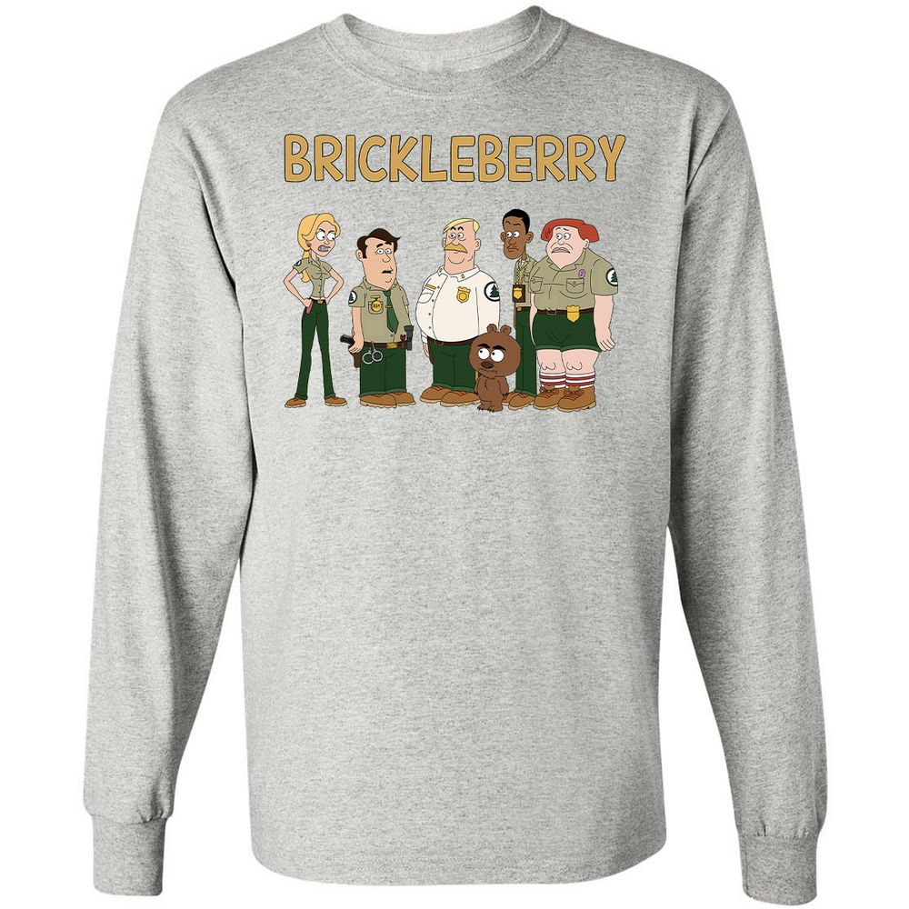 Long Sleeve T-Shirt - HS4RM6LX - Ash - 7