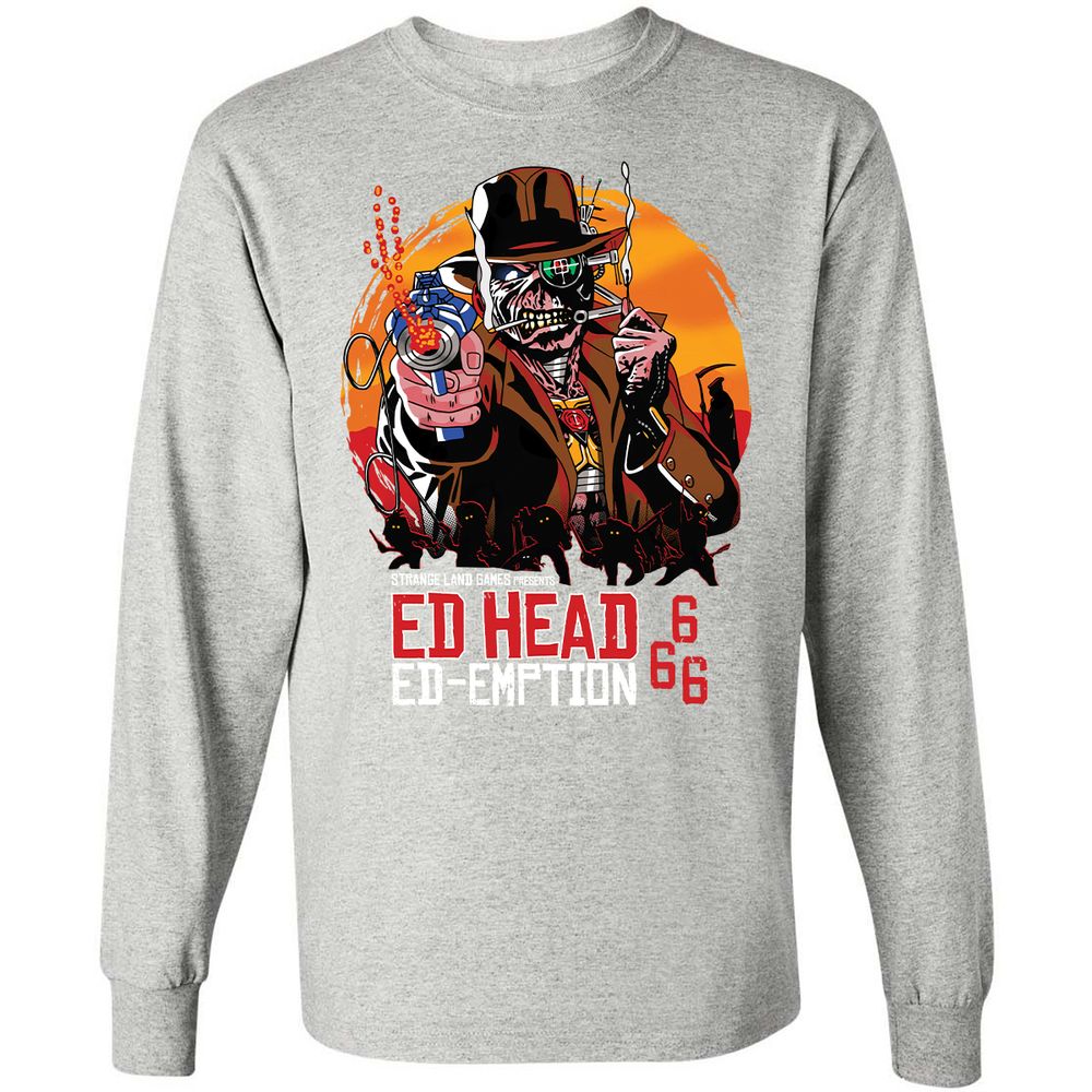 Long Sleeve T-Shirt - 3K6YAQ3M - Ash - 7