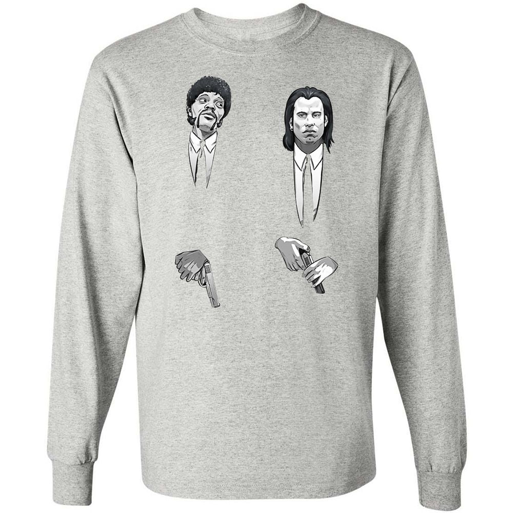 Long Sleeve T-Shirt - RQS1FHV1 - Ash - 7