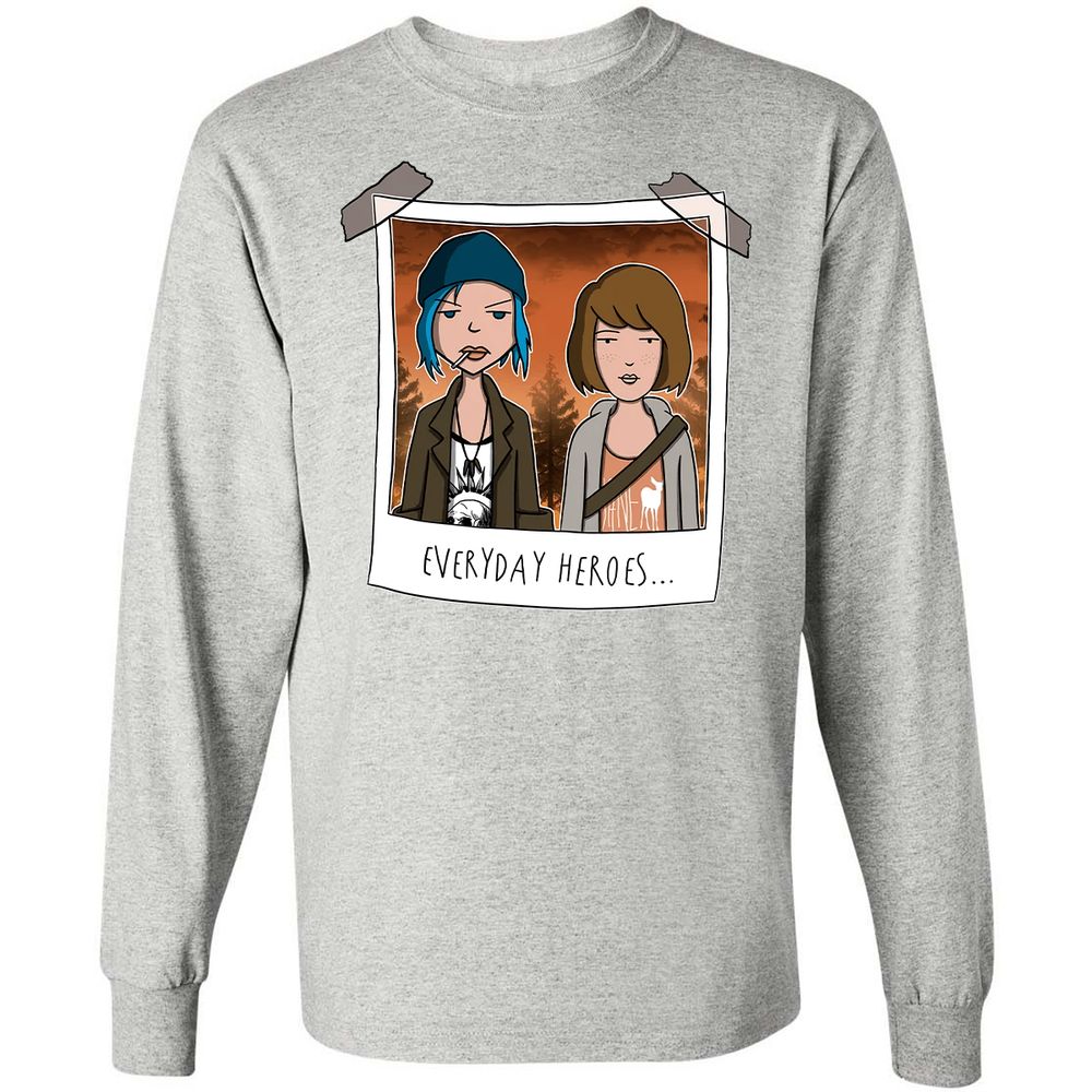 Long Sleeve T-Shirt - T2X45A9B - Ash - 7