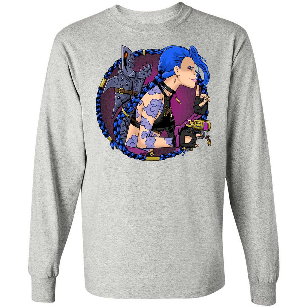 Long Sleeve T-Shirt - G7D679T3 - Ash - 7