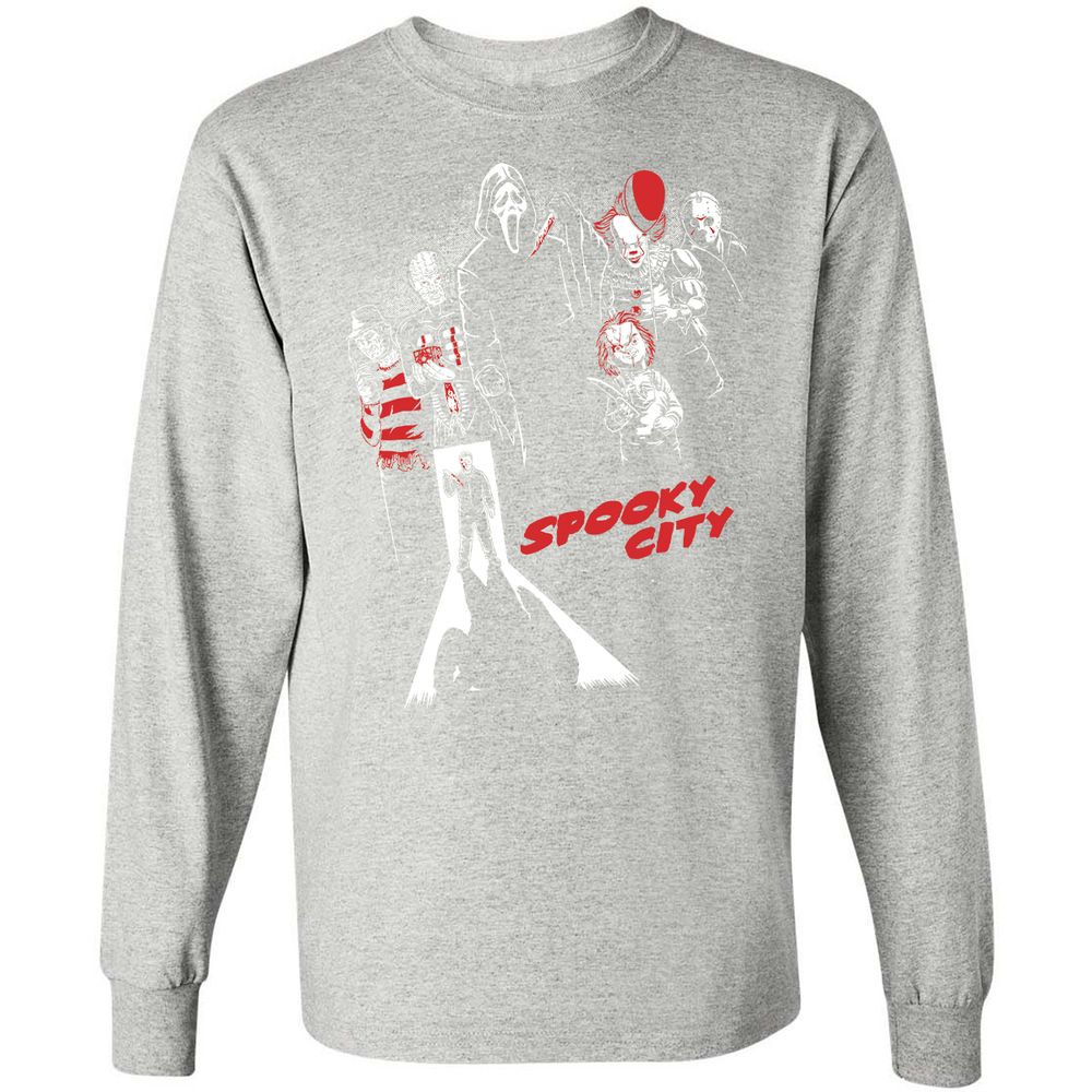 Long Sleeve T-Shirt - PBSVUP7C - Ash - 7