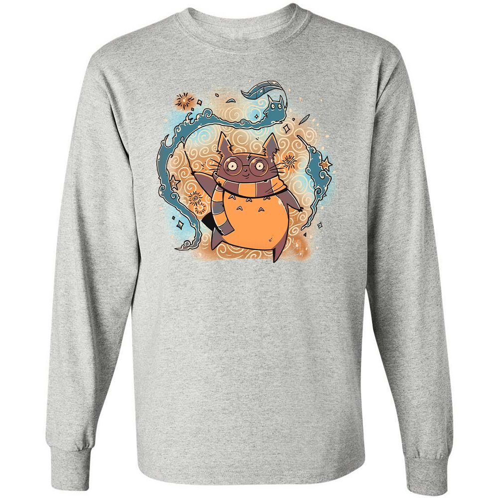 Long Sleeve T-Shirt - 6S9VPQ7M - Ash - 7