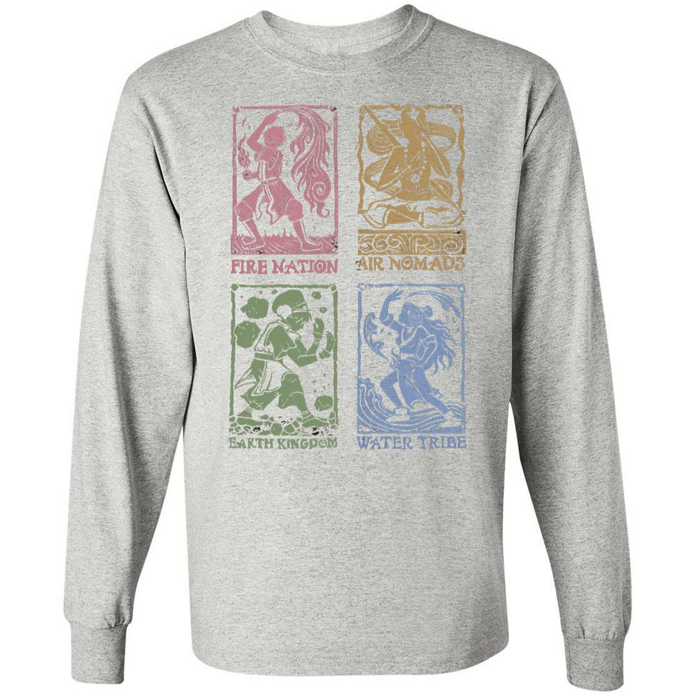 Long Sleeve T-Shirt - C1BBY1W1 - Ash - 7