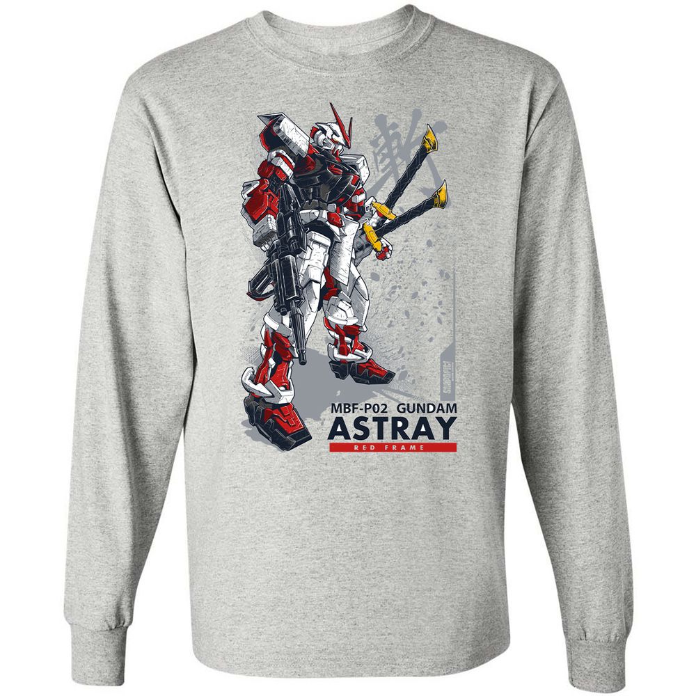 Long Sleeve T-Shirt - HBP8TUM3 - Ash - 7