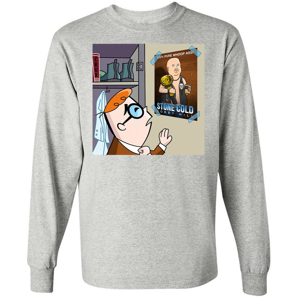 Long Sleeve T-Shirt - S6NS5QV7 - Ash - 7