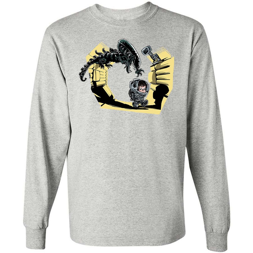 Long Sleeve T-Shirt - TYY15BKV - Ash - 7