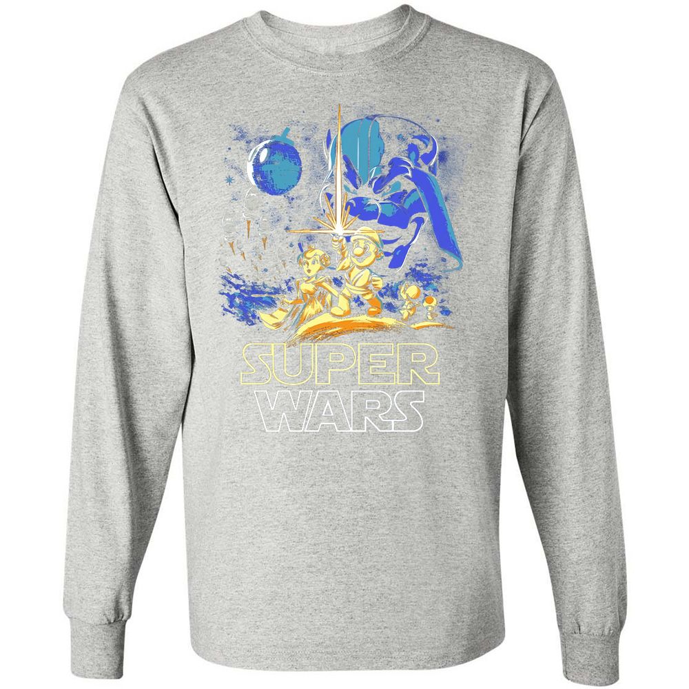 Long Sleeve T-Shirt - ZVVX6EB7 - Ash - 7