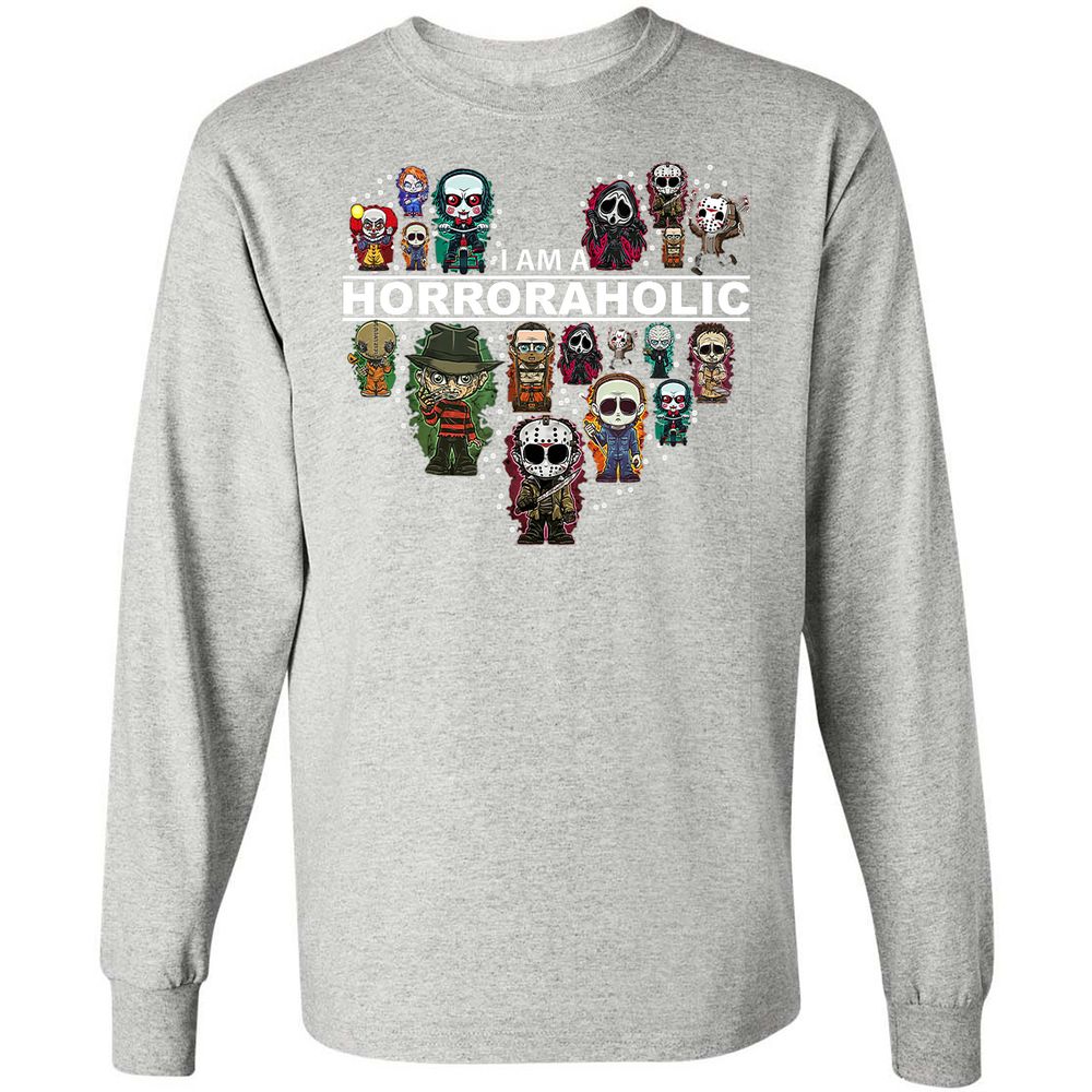 Long Sleeve T-Shirt - QGLPTHFT - Ash - 7