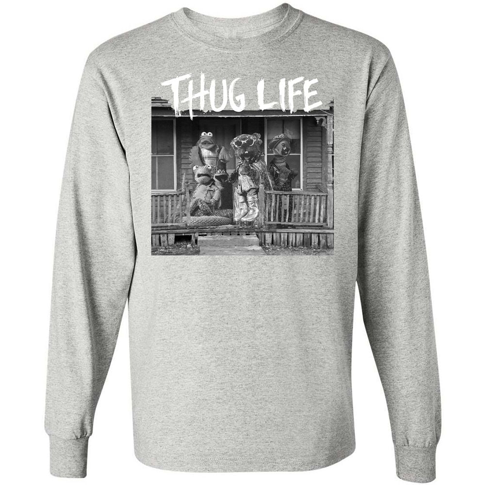 Long Sleeve T-Shirt - WLB8GWLM - Ash - 7