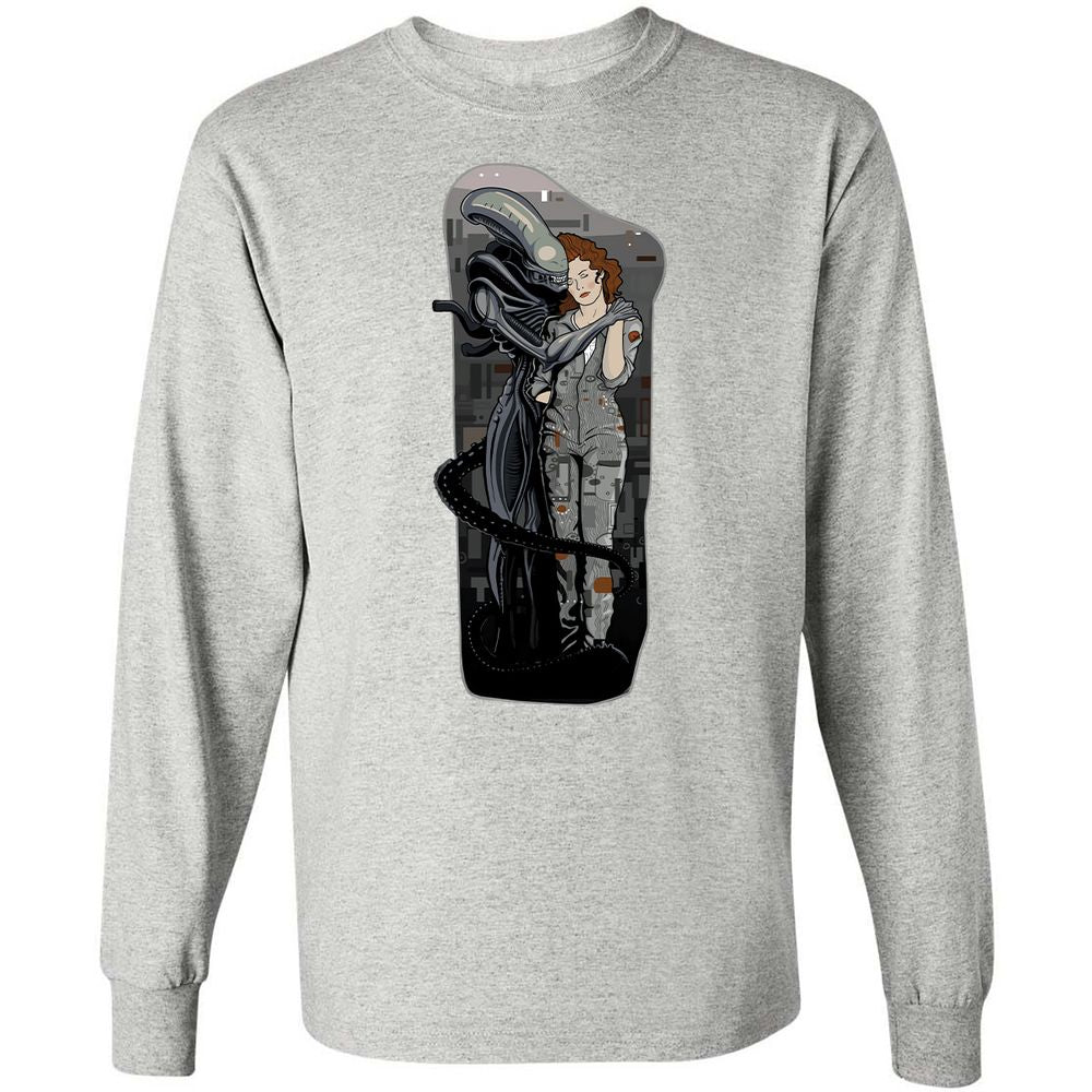 Long Sleeve T-Shirt - BSTDP7CD - Ash - 7