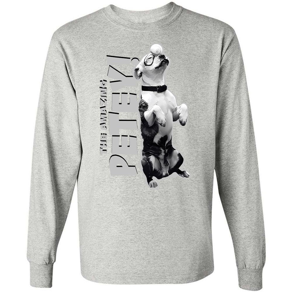 Long Sleeve T-Shirt - 1X81KBHG - Ash - 7