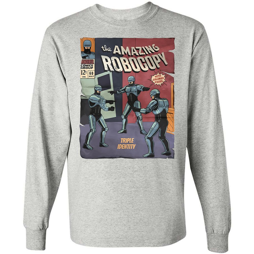 Long Sleeve T-Shirt - RSE5S91K - Ash - 7