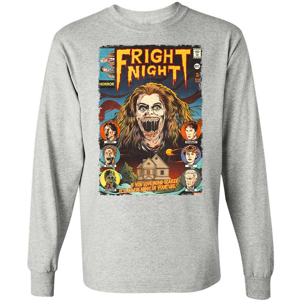 Long Sleeve T-Shirt - CQ8ZQN6T - Ash - 7