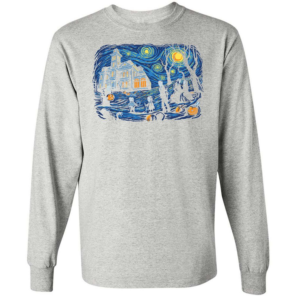 Long Sleeve T-Shirt - E9W7VKMY - Ash - 7
