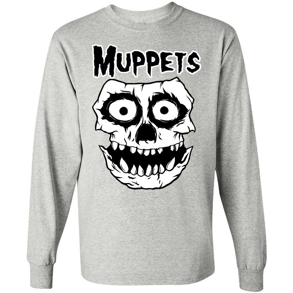 Long Sleeve T-Shirt - DEF1VV1C - Ash - 7
