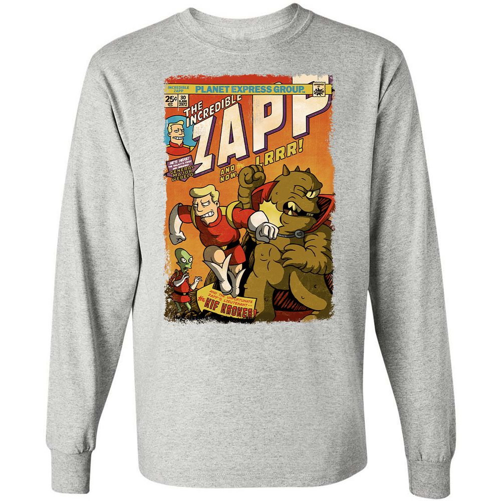 Long Sleeve T-Shirt - YUZULA7R - Ash - 7