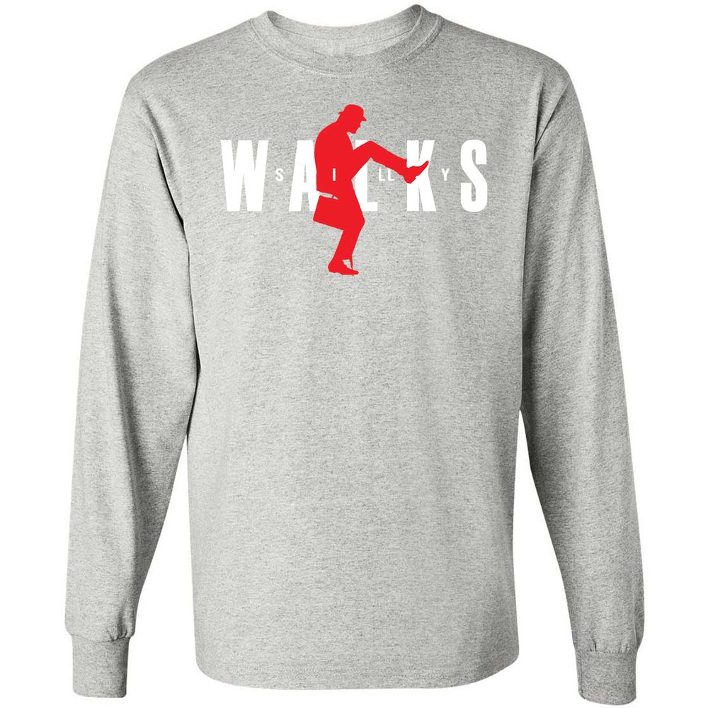 Long Sleeve T-Shirt - SVVKLDFR - Ash - 7