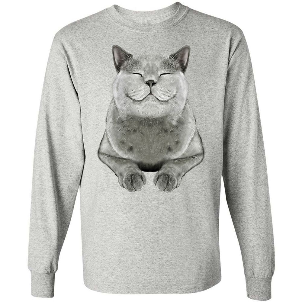 Long Sleeve T-Shirt - SYTZ4NRC - Ash - 7