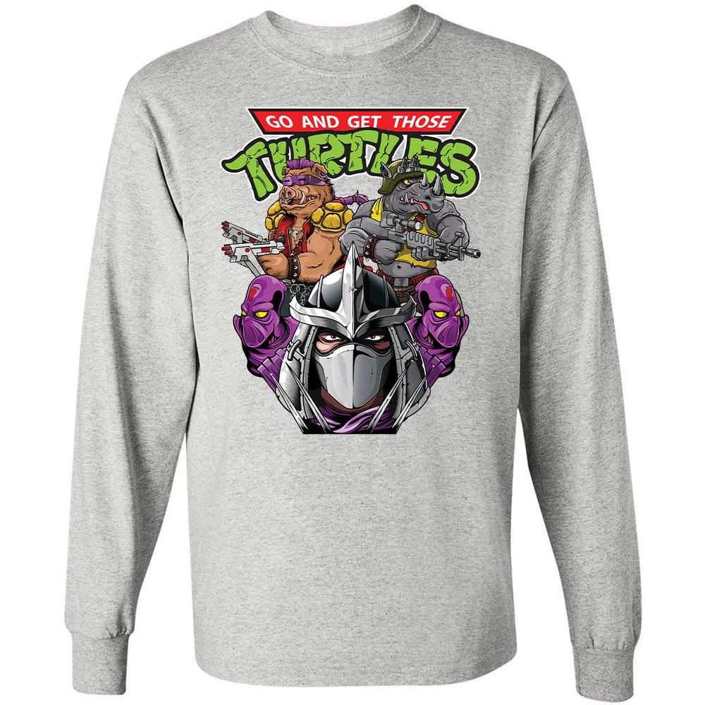 Long Sleeve T-Shirt - F3D4SPWQ - Ash - 7