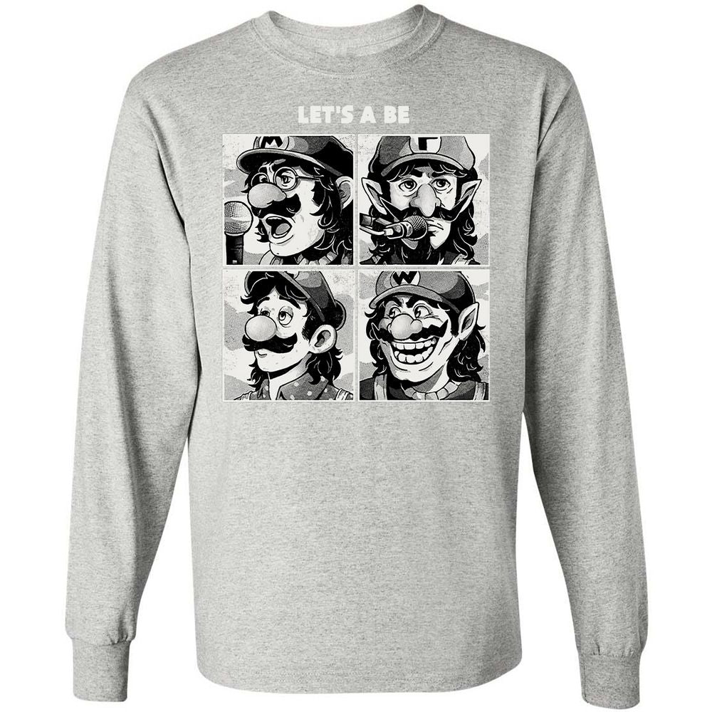 Long Sleeve T-Shirt - 6FPQF9XJ - Ash - 7