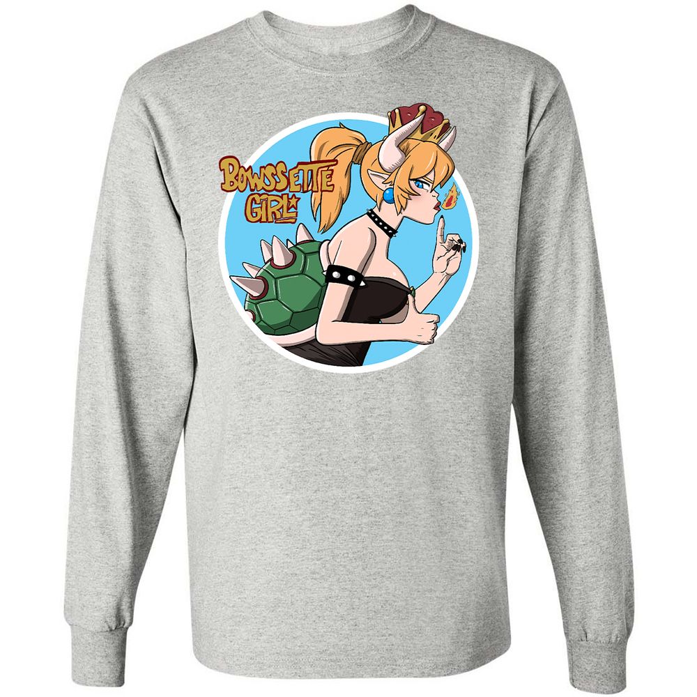 Long Sleeve T-Shirt - W956477P - Ash - 7
