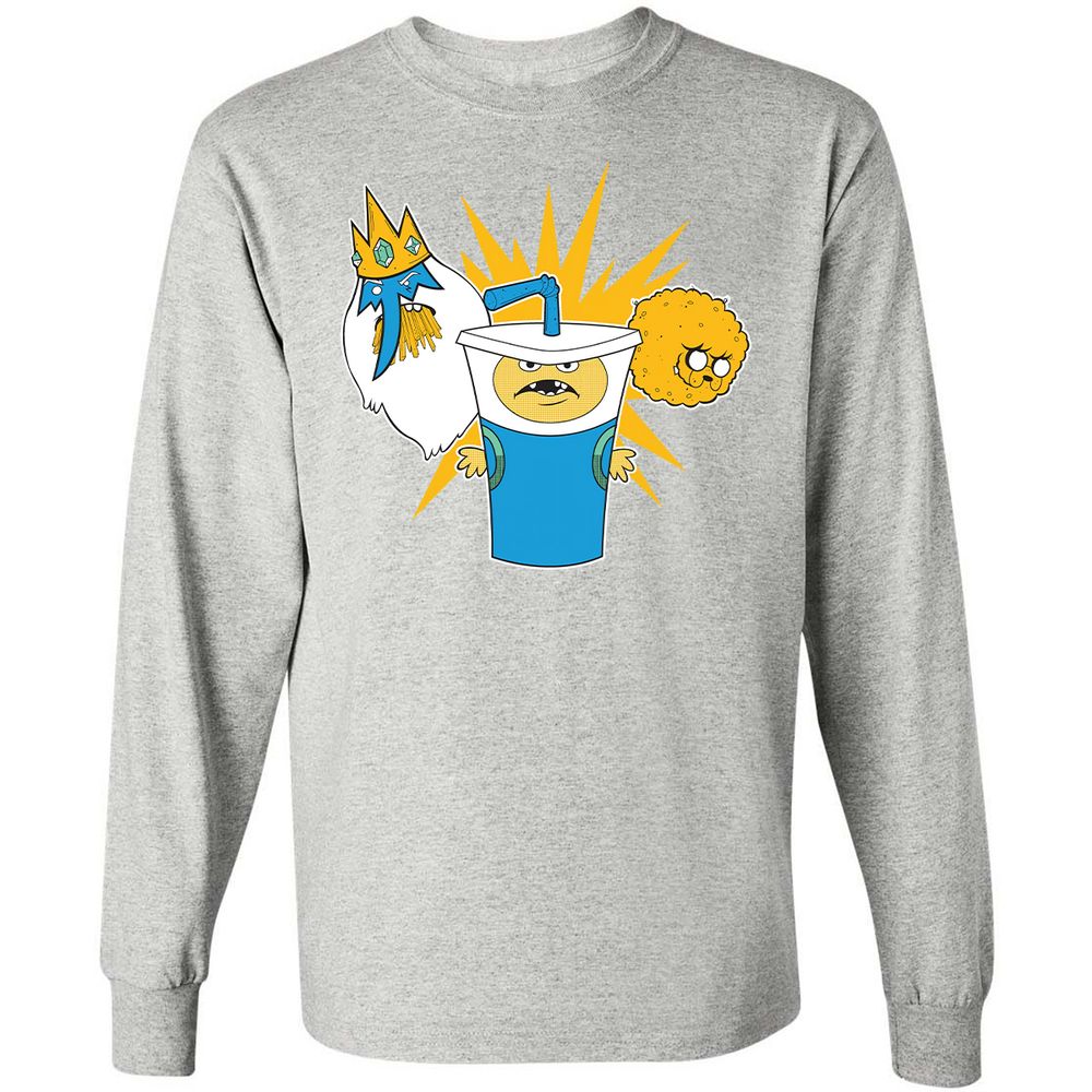 Long Sleeve T-Shirt - MXUGG8N2 - Ash - 7