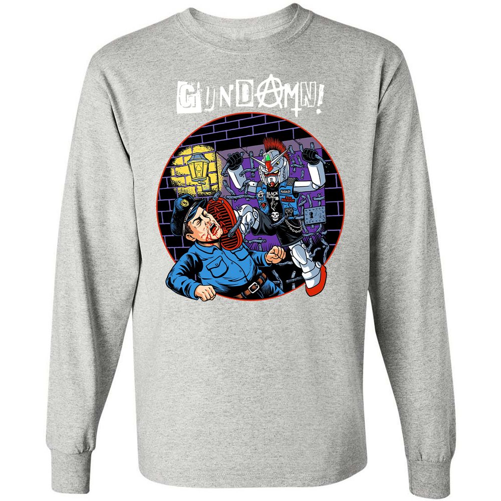 Long Sleeve T-Shirt - GXH5NS96 - Ash - 7