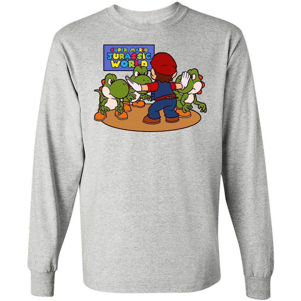 Long Sleeve T-Shirt - AEXEXE1T - Ash - 7