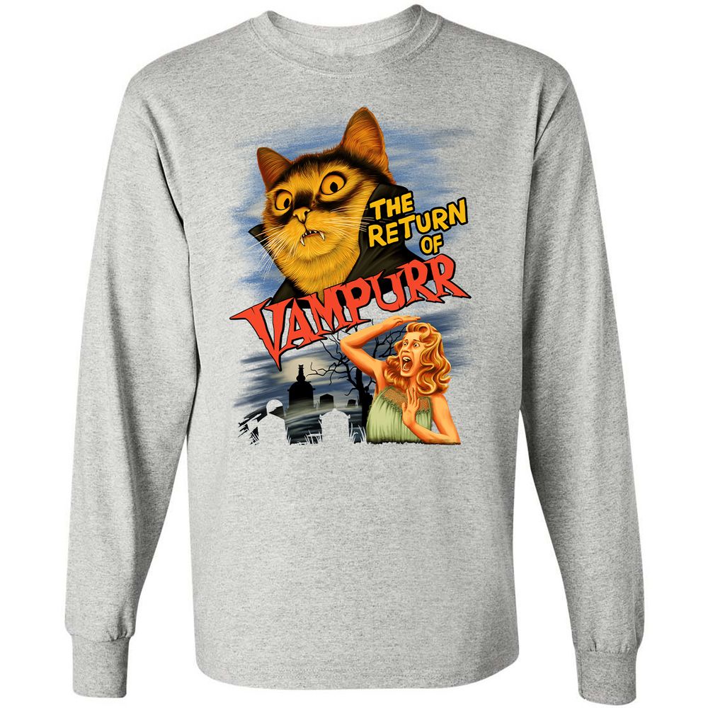 Long Sleeve T-Shirt - HH9MF6AG - Ash - 7