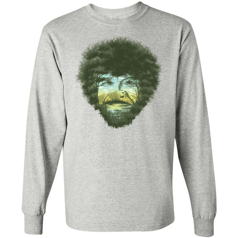 Long Sleeve T-Shirt - HVU22V1S - Ash - 7