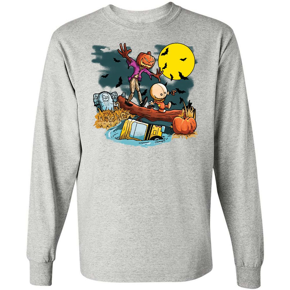 Long Sleeve T-Shirt - YYSDVDP3 - Ash - 7