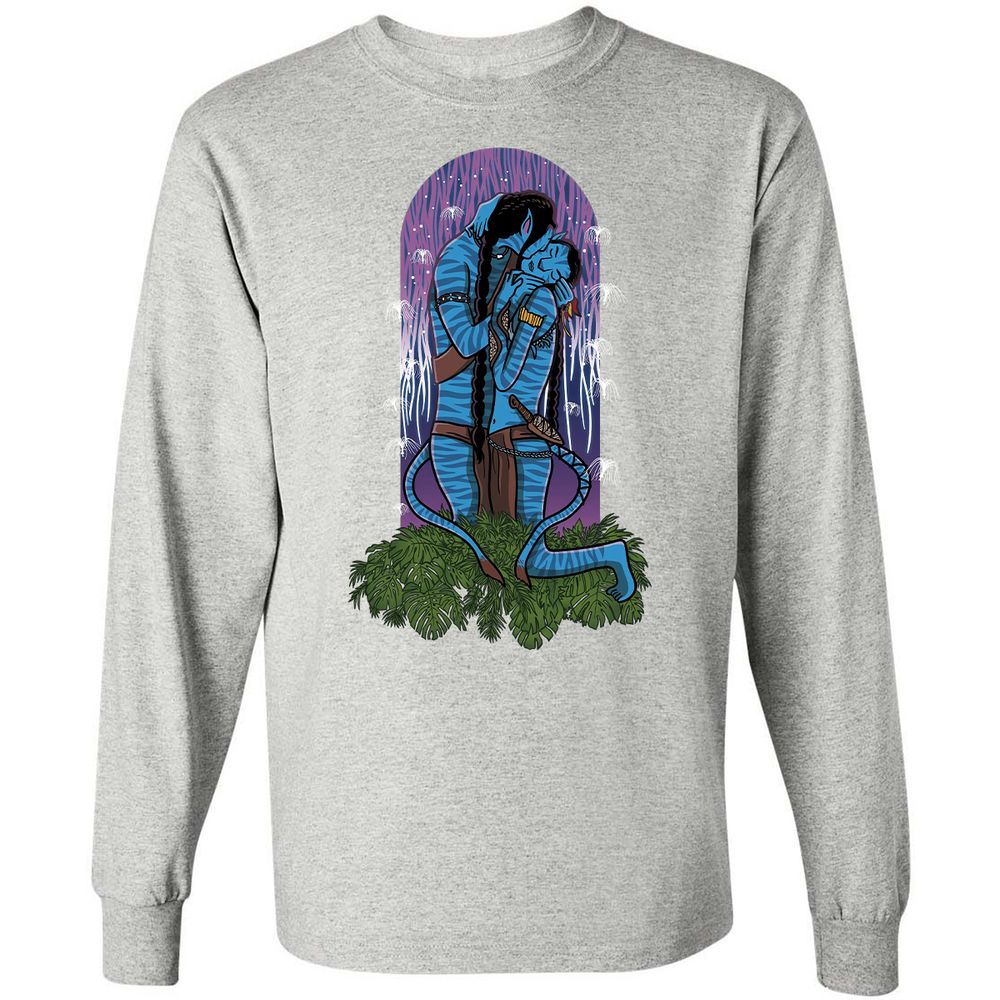 Long Sleeve T-Shirt - F459FEND - Ash - 7
