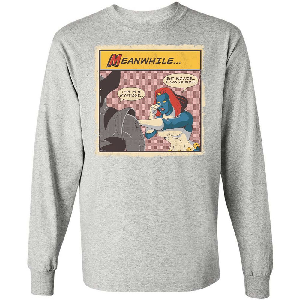 Long Sleeve T-Shirt - PFQQ9V8H - Ash - 7