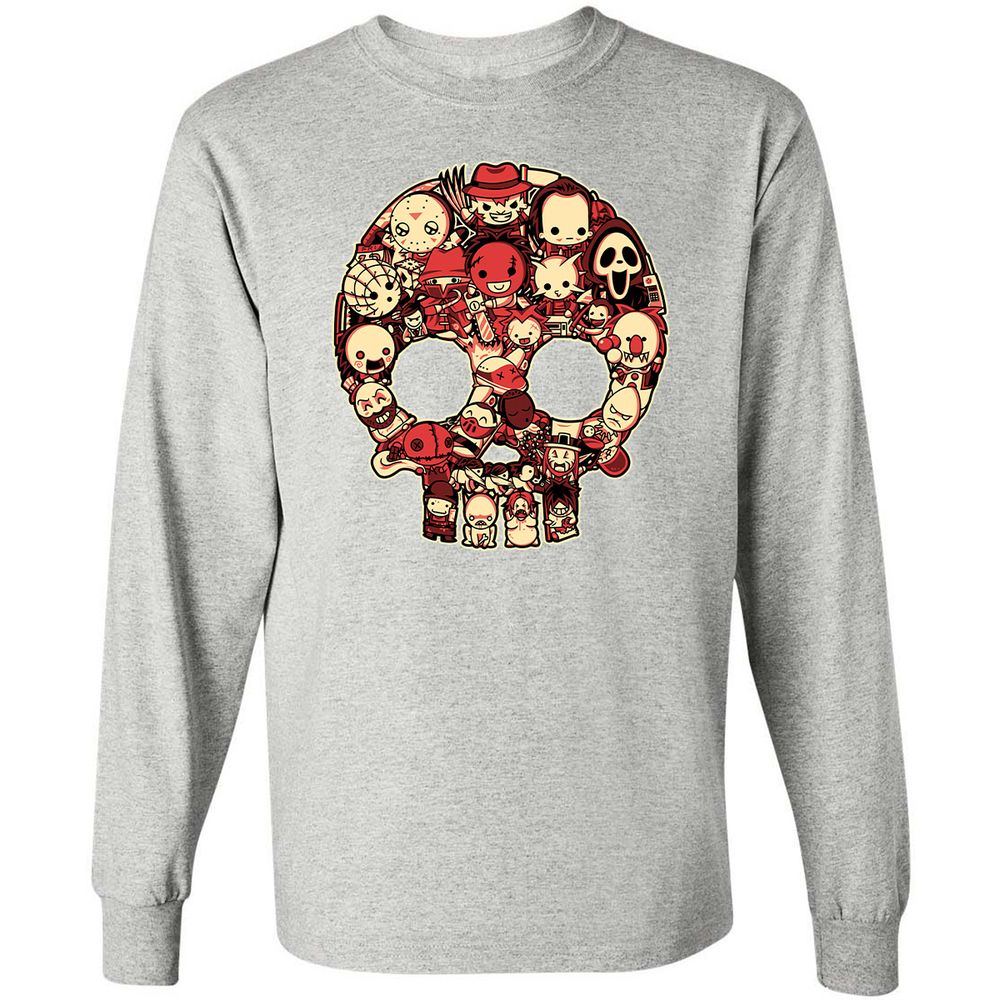 Long Sleeve T-Shirt - 8N6NQRSF - Ash - 7