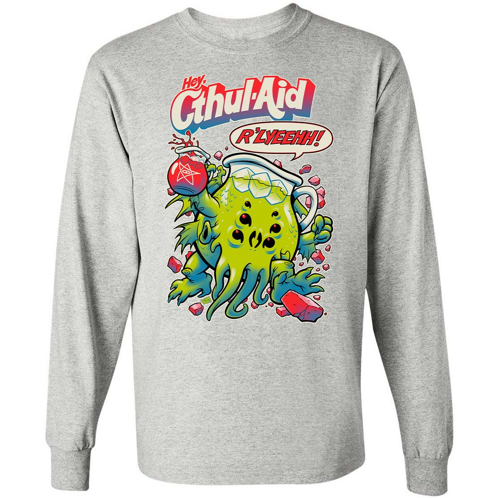 Long Sleeve T-Shirt - U75DYL9L - Ash - 7