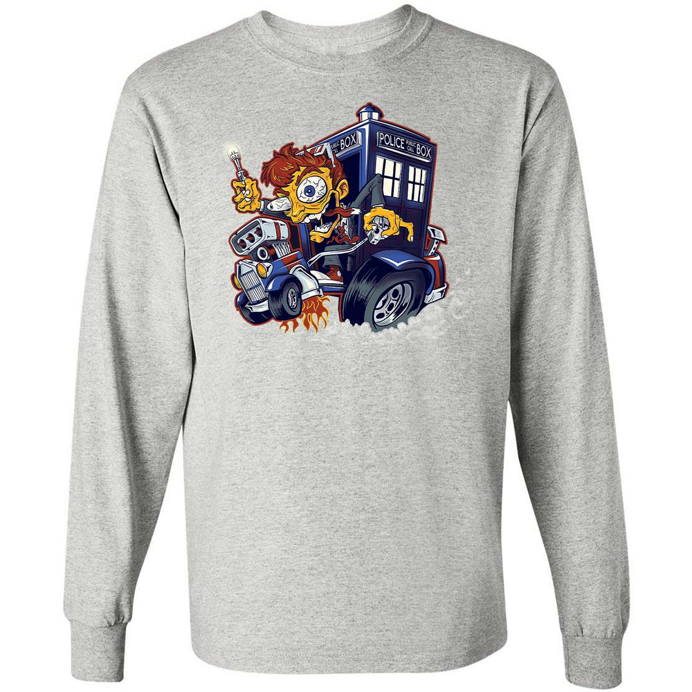 Long Sleeve T-Shirt - L6JUGJME - Ash - 7