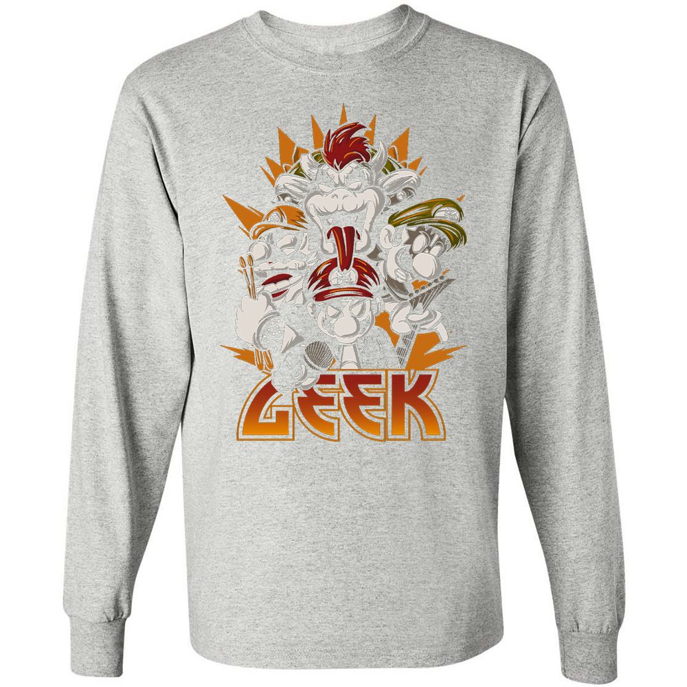 Long Sleeve T-Shirt - URPDFQ9F - Ash - 7