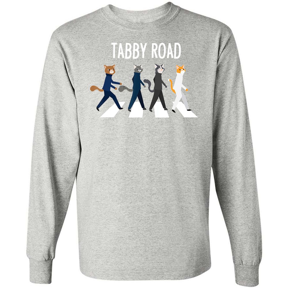 Long Sleeve T-Shirt - 8L5VSPGZ - Ash - 7