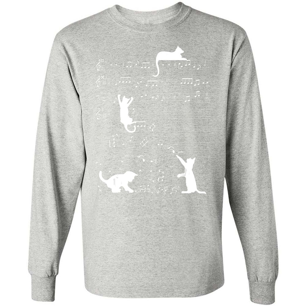 Long Sleeve T-Shirt - 68MBX9BK - Ash - 7